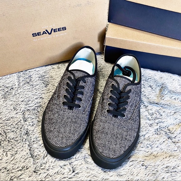 SeaVees Legend Sneakers Herringbone NIB - Picture 3 of 13